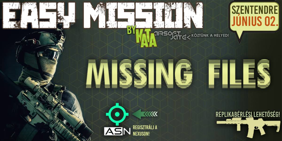 Easy Mission - Missing Files - Szentendre